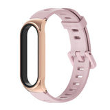 For Xiaomi Mi Band 6 / 5 / 4 / 3 Mijobs Flat Hole Silicone Watch Band, CS Case, GT Case, Plus Case, TF Case