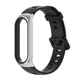 For Xiaomi Mi Band 6 / 5 / 4 / 3 Mijobs Flat Hole Silicone Watch Band, CS Case, GT Case, Plus Case, TF Case