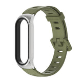 For Xiaomi Mi Band 6 / 5 / 4 / 3 Mijobs Flat Hole Silicone Watch Band, CS Case, GT Case, Plus Case, TF Case