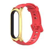 For Xiaomi Mi Band 6 / 5 / 4 / 3 Mijobs Flat Hole Silicone Watch Band, CS Case, GT Case, Plus Case, TF Case