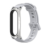 For Xiaomi Mi Band 6 / 5 / 4 / 3 Mijobs Flat Hole Silicone Watch Band, CS Case, GT Case, Plus Case, TF Case