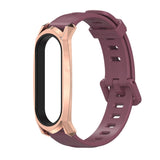 For Xiaomi Mi Band 6 / 5 / 4 / 3 Mijobs Flat Hole Silicone Watch Band, CS Case, GT Case, Plus Case, TF Case