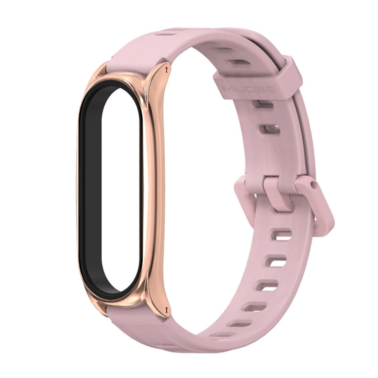 For Xiaomi Mi Band 6 / 5 / 4 / 3 Mijobs Flat Hole Silicone Watch Band, CS Case, GT Case, Plus Case, TF Case