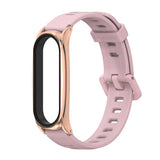 For Xiaomi Mi Band 6 / 5 / 4 / 3 Mijobs Flat Hole Silicone Watch Band, CS Case, GT Case, Plus Case, TF Case