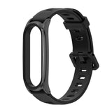 For Xiaomi Mi Band 6 / 5 / 4 / 3 Mijobs Flat Hole Silicone Watch Band, CS Case, GT Case, Plus Case, TF Case