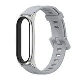 For Xiaomi Mi Band 6 / 5 / 4 / 3 Mijobs Flat Hole Silicone Watch Band, CS Case, GT Case, Plus Case, TF Case