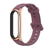 For Xiaomi Mi Band 6 / 5 / 4 / 3 Mijobs Flat Hole Silicone Watch Band, CS Case, GT Case, Plus Case, TF Case