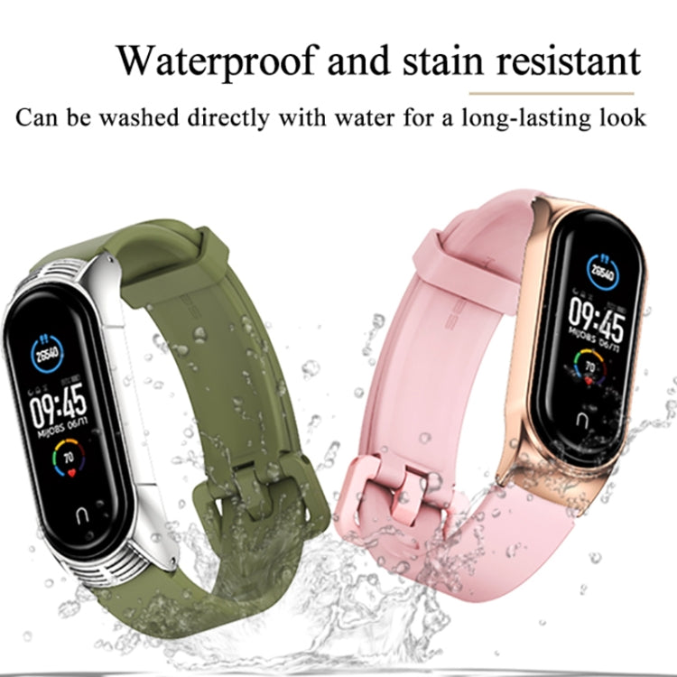 Mijobs CS Silicone Waterproof Watch Band, For Xiaomi Mi Band 6 / 5