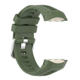 Silicone Stainless Steel Buckle Watch Band, For Garmin Instinct 2S