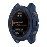 TPU Half-pack Hollowed Electroplating Watch Case, For Garmin Fenix 7S, For Garmin Fenix 7X, For Garmin Fenix 7