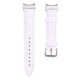 Slub Texture Leather Watch Band, For Samsung Galaxy Watch4 40mm/44mm