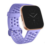 Breathable Silicone Watch Band, For FITBIT Versa 2, Size: Large