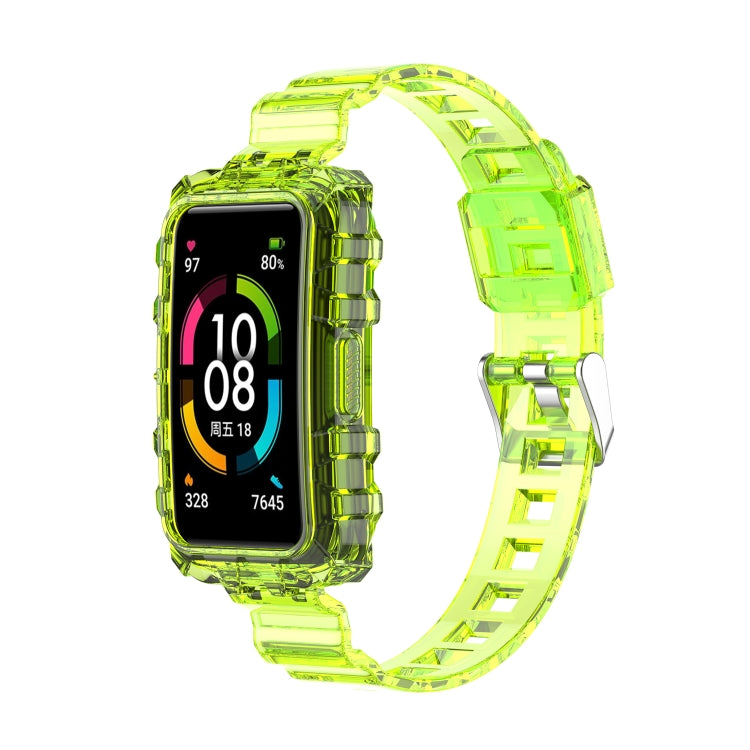 Integrated Transparent Silicone Watch Band, For Huawei Band 7
