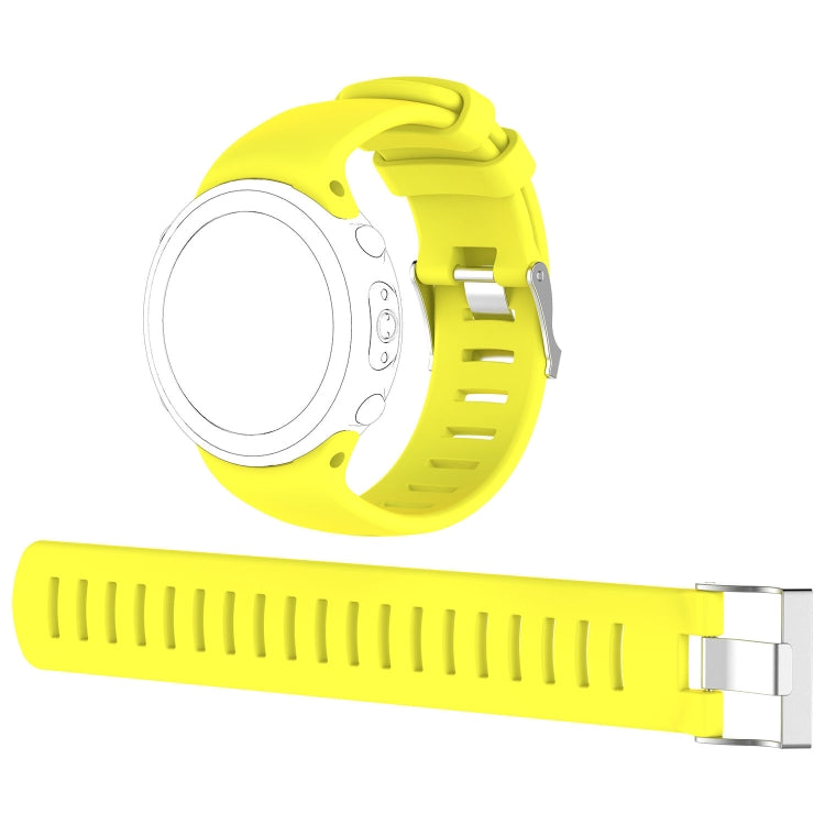 Diving Watch Silicone Watch Band with Extension Strap, For Sunnto D4 / D4i Novo