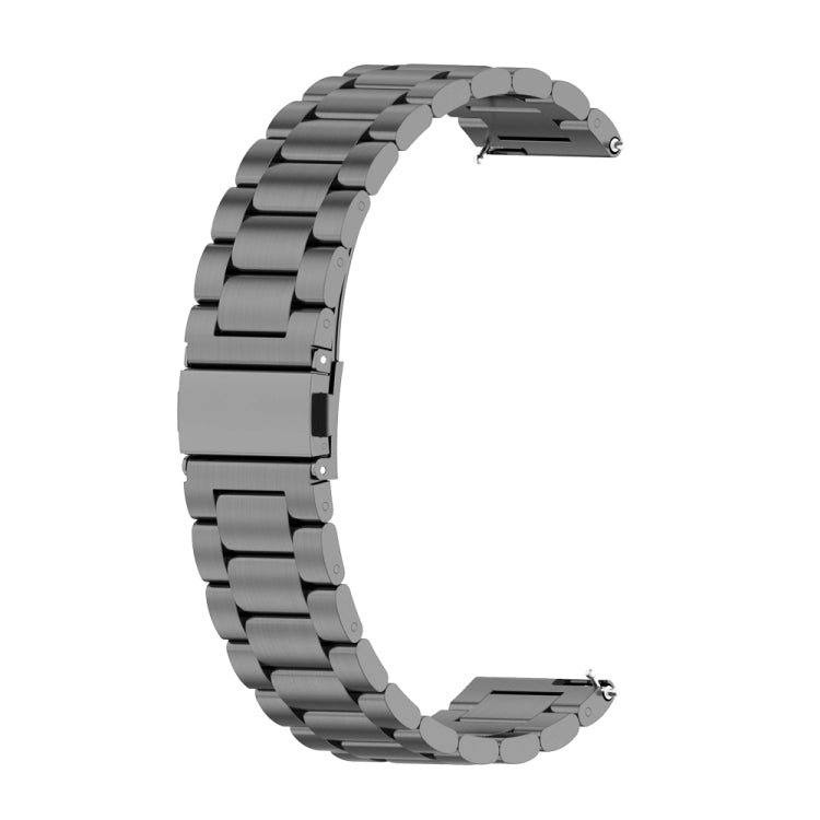Three-bead Metal Steel Watch Band, For Huawei GT 3 Pro 43mm, For Huawei GT 3 Pro 46mm