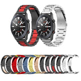 Three-bead Metal Steel Watch Band, For Huawei GT 3 Pro 43mm, For Huawei GT 3 Pro 46mm