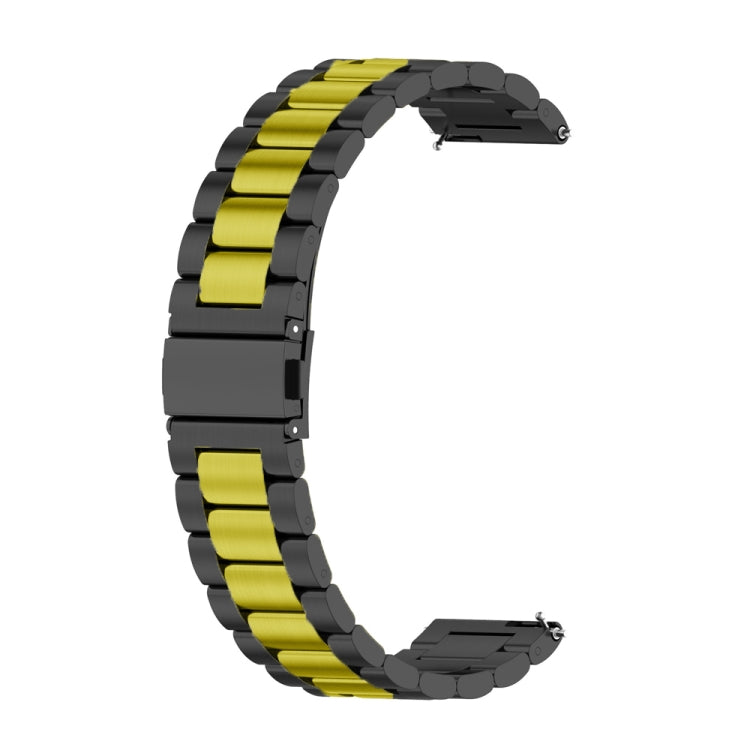 Three-bead Metal Steel Watch Band, For Huawei GT 3 Pro 43mm, For Huawei GT 3 Pro 46mm