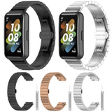One-bead Stainless Steel Watch Band, For Huawei Band 7