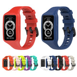 For Huawei Band 7 / 6 Pro / 6 / Honor Band 6 Universal Integrated Silicone Watch Band