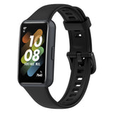 Metal Head Silicone Watch Band, For Huawei Band 7