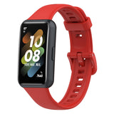 Metal Head Silicone Watch Band, For Huawei Band 7