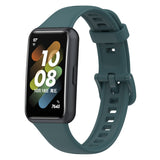 Metal Head Silicone Watch Band, For Huawei Band 7