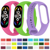 Official Silicone Watch Band, For Xiaomi Mi Band 7 / 7NFC / 6 / 6 NFC / 5 / 5 NFC / Amazfit Band 5