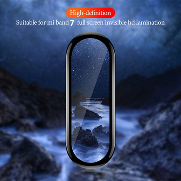 For Xiaomi Mi Band 7 / 7 NFC 3D Composite Hot Bending Screen Film Protector, 1 PC, 5 PCS