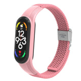 Adjustable Nylon Braided Integrated Watch Band, For Xiaomi Mi Band 7