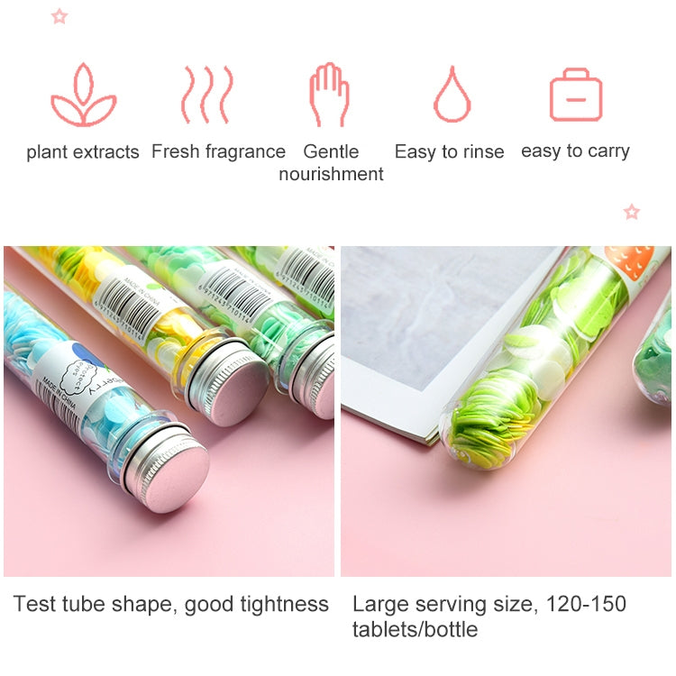 10pcs Disposable Portable Travel Tube Shape Boxed Confetti Soap Mini Soap Plate, Emoji Series, Animal Series, Succulent Series, Fruit Series, Words Series, Constellation Series, Cherry Blossom Series, Pig Baby Series