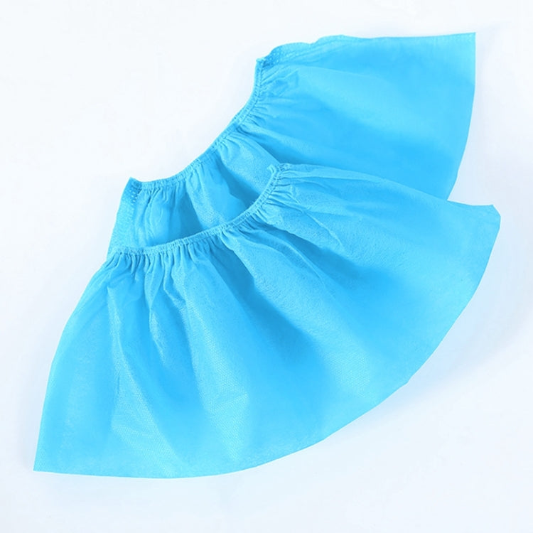 100 PCS 400g Disposable Shoe Covers Indoor Cleaning Floor Thicken Non-Woven Fabric Overshoes, Fabric Overshoes