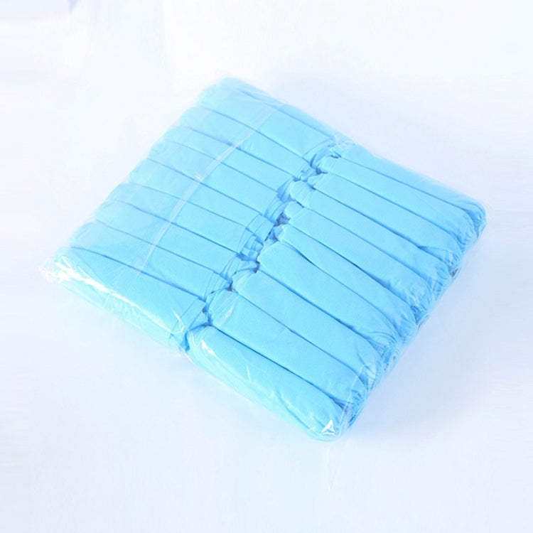 100 PCS 400g Disposable Shoe Covers Indoor Cleaning Floor Thicken Non-Woven Fabric Overshoes, Fabric Overshoes