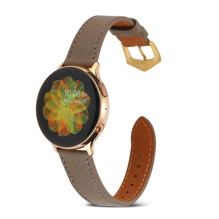 Genuine Leather Watch Band, For Samsung Galaxy Watch4 20mm, For Huawei Watch GT 3 Pro 22mm