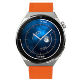 Plain Weave Genuine Leather Watch Band, For Samsung Galaxy Watch4 20mm, For Huawei Watch GT 3 Pro 22mm