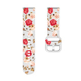 Transparent Printed TPU Silicone Watch Band, For Samsung Galaxy Watch4 20mm, For Huawei Watch GT 3 Pro 22mm