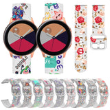 Transparent Printed TPU Silicone Watch Band, For Samsung Galaxy Watch4 20mm, For Huawei Watch GT 3 Pro 22mm