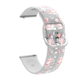 Transparent Printed TPU Silicone Watch Band, For Samsung Galaxy Watch4 20mm, For Huawei Watch GT 3 Pro 22mm