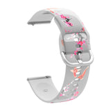 Transparent Printed TPU Silicone Watch Band, For Samsung Galaxy Watch4 20mm, For Huawei Watch GT 3 Pro 22mm