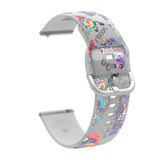 Transparent Printed TPU Silicone Watch Band, For Samsung Galaxy Watch4 20mm, For Huawei Watch GT 3 Pro 22mm