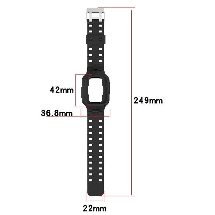 Silicone Integrated Watch Band, For Xiaomi Poco Watch
