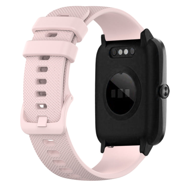 19mm Silicone Plaid Watch Band, For ID205 / Willful SW021