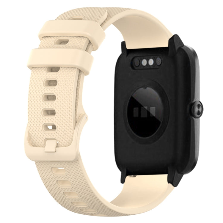 19mm Silicone Plaid Watch Band, For ID205 / Willful SW021