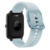 19mm Electroplating Buckle Silicone Watch Band, For ID205 / Willful SW021