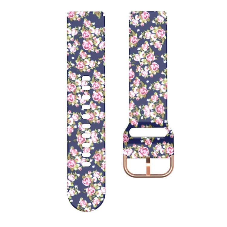 19mm Silicone Printing Watch Band, For ID205 / Willful SW021