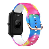 19mm Silicone Printing Watch Band, For ID205 / Willful SW021