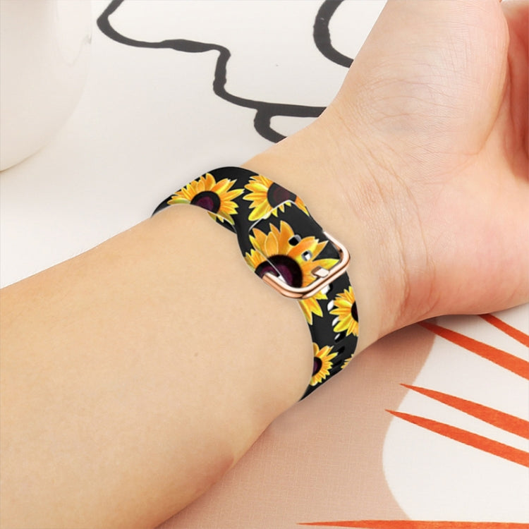 19mm Silicone Printing Watch Band, For ID205 / Willful SW021