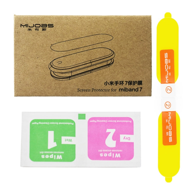 For Xiaomi Mi Band 7 / 8 2PCS MIJOBS Smart Watch TPU Hydrogel Film, For Xiaomi Mi Band 7 / 7 NFC