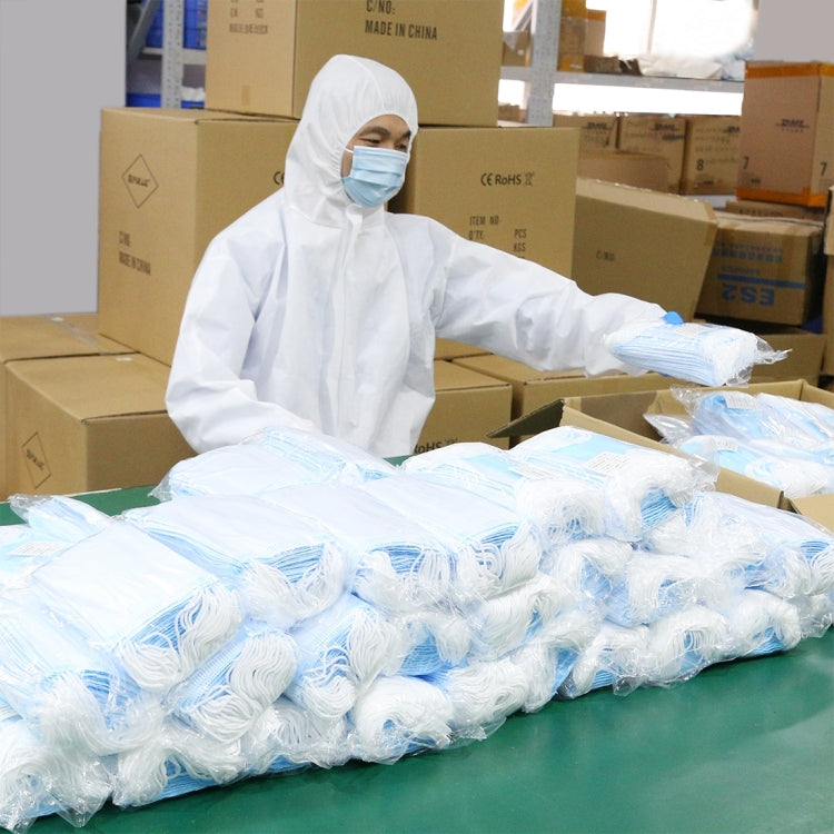 Waterproof Disposable SF Non-woven Breathable Film Siamese Isolation Suit Safely Clothes, 155cm / XS, 160cm / S, 165cm / M, 170cm / L, 175cm / XL, 180cm / XXL, 185cm / XXXL, 190cm / XXXXL