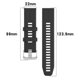 22mm Silicone Watch Band, For Garmin Forerunner 955 / 255 / 745