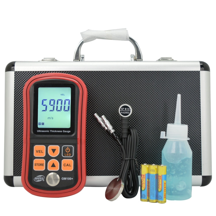 BENETECH GM100+ Ultrasonic Thickness Gauge, Battery Not Included, GM100+ - Zen Craft